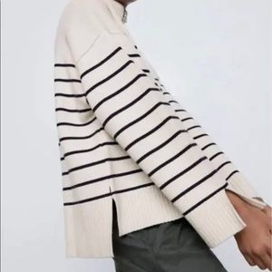 Zara half zip sweater